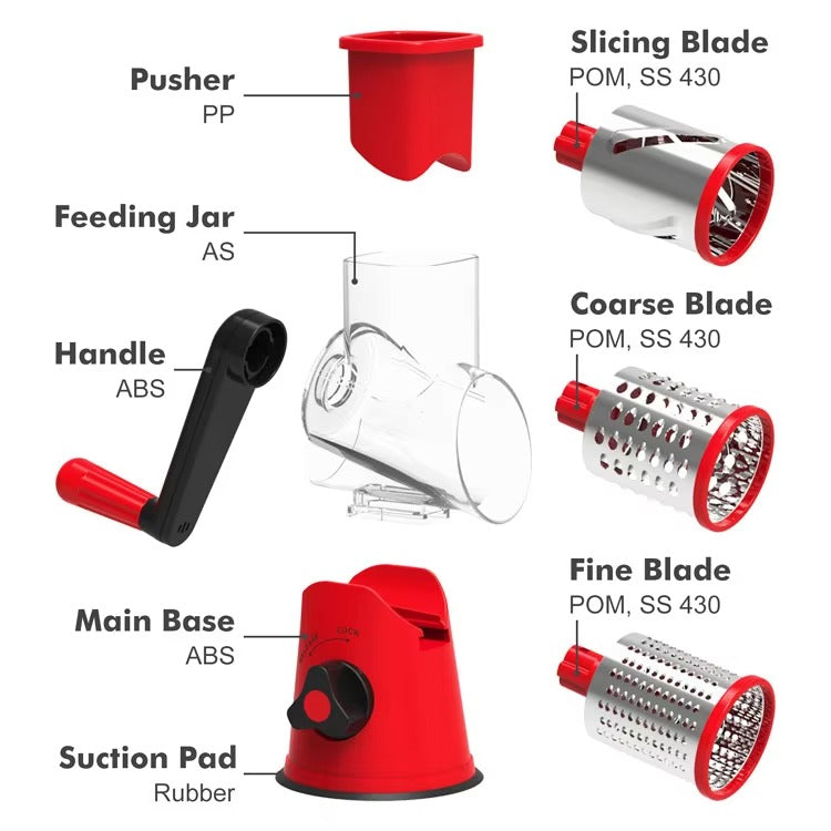 5in1 Vegetable Cutter | Multifunctional Stainless Steel Vegetable Cutter & Slicer | Kitchen Tool