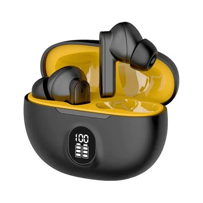 Wireless Stereo Earbuds3.1 Special Edition Display Earbuds STEREO Wireless Bluetooth Earbuds With ANC | Mic in-Ear Headphones with LED Display | Type C Fast Charging | Bluetooth for Android/iPhone ( With Box - With Cable - Random Color )